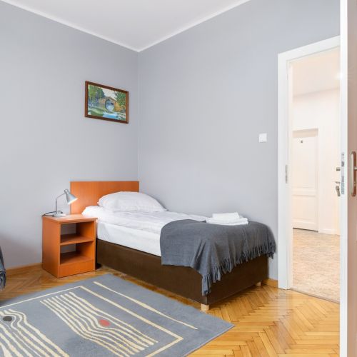 Green Apartment Bukowska 11A/5 - Double room with single beds